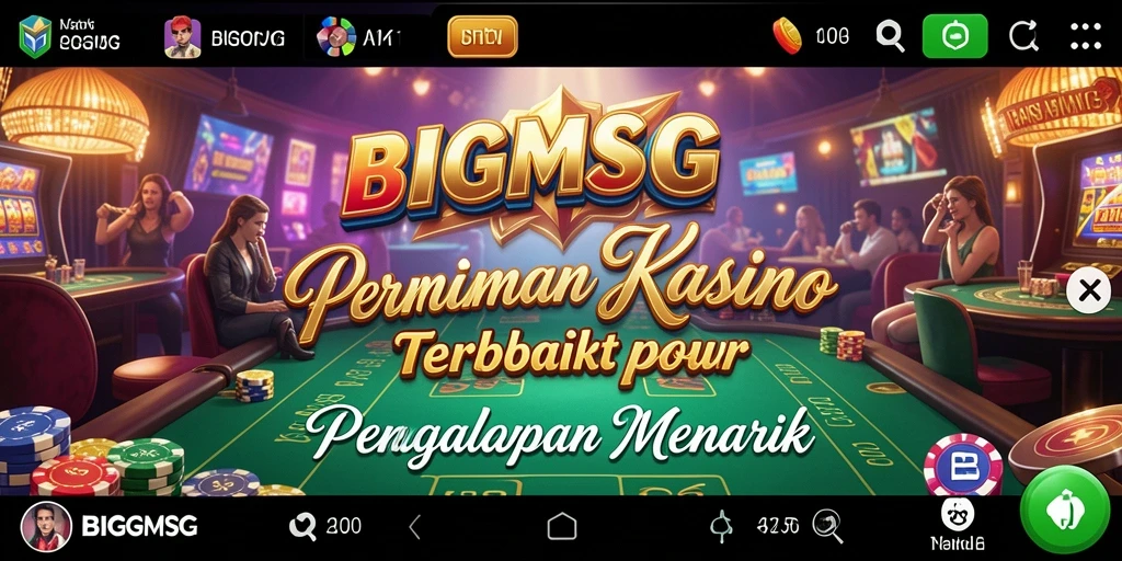 Screenshot gameplay BIGMSG yang menarik dan menegangkan.