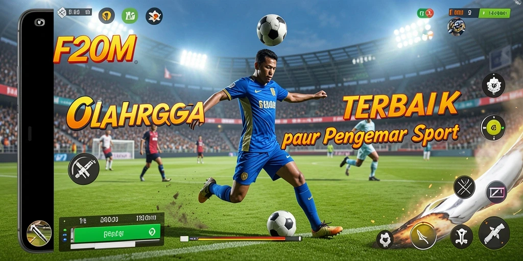 Tampilkan pengalaman seru bermain olahraga dalam F200M.