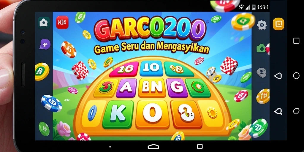Tampilan gameplay seru dan interaktif dari game Bingo GARCO200.