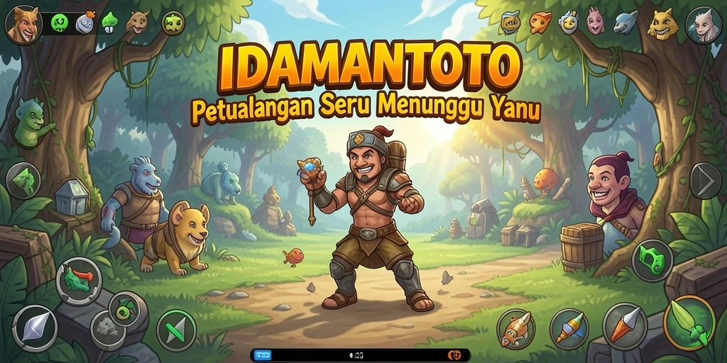Tampilan gameplay IDAMANTOTO yang menampilkan aksi seru dan eksplorasi.