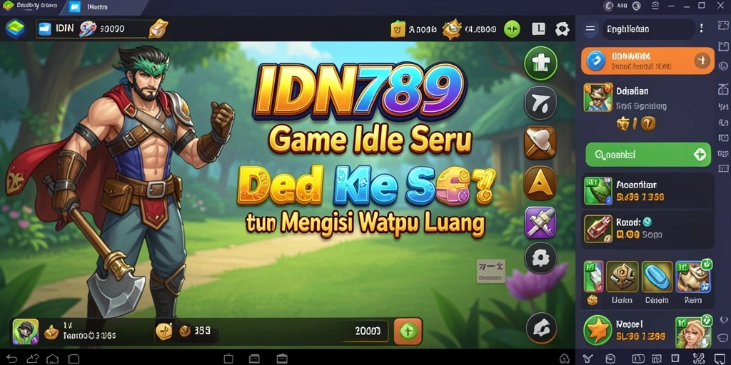 Tampilan gameplay menarik dari IDN789 dalam mode Idle.