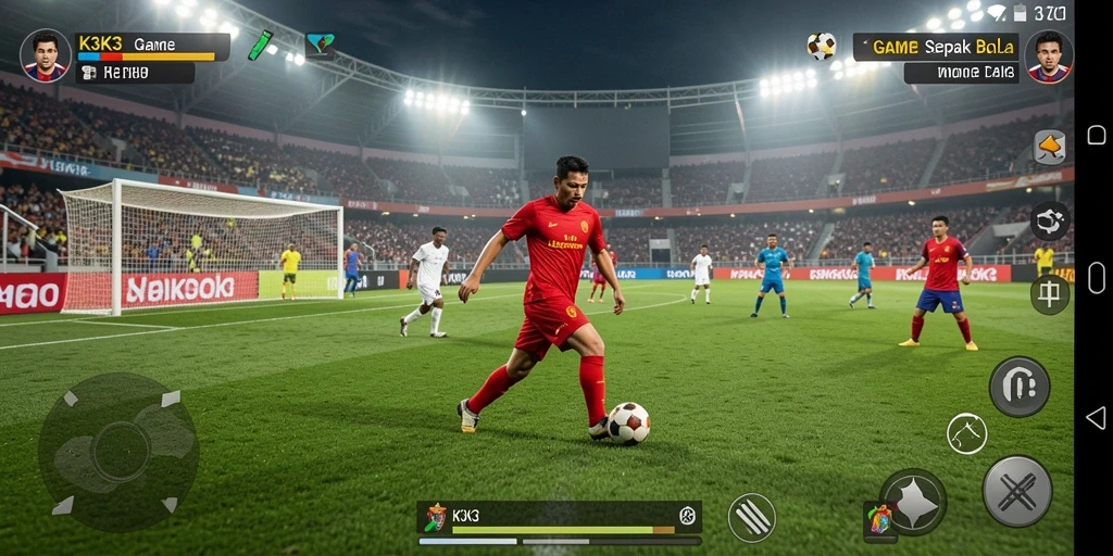 Tampilan gameplay K3K3 yang menakjubkan dan mendebarkan.