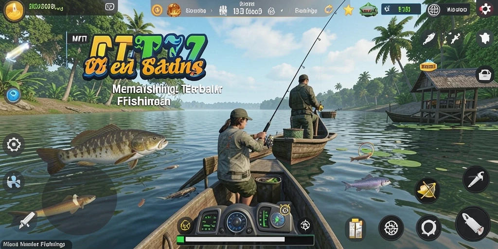 Tangkapan ikan seru dalam MT777 dengan grafis memukau.