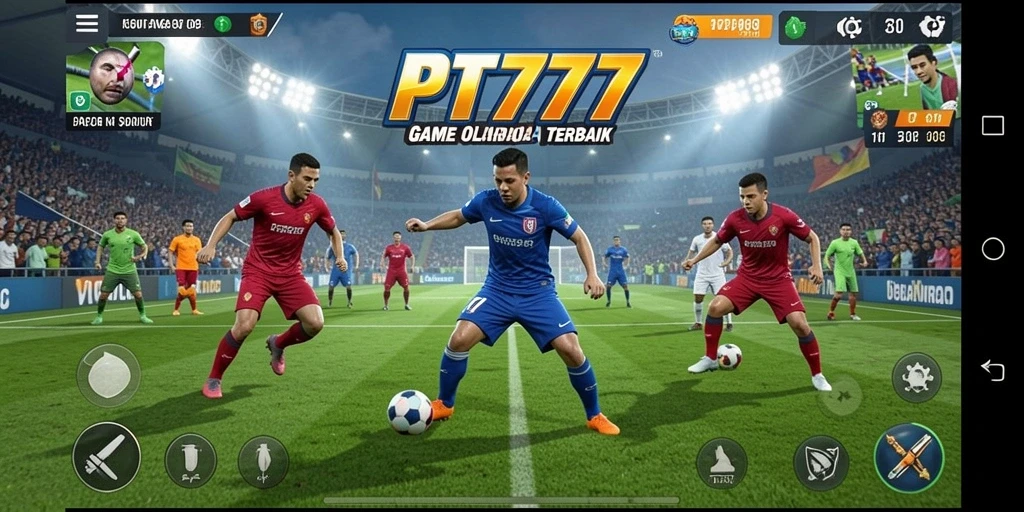 Gameplay seru dengan grafis realistis dalam PT777.