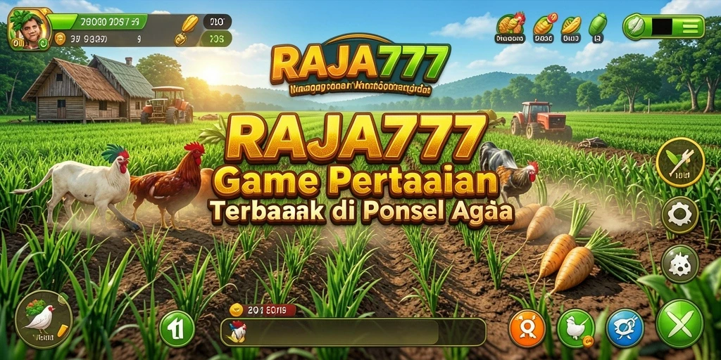 Tampilan gameplay RAJA777 yang menakjubkan saat bertani.